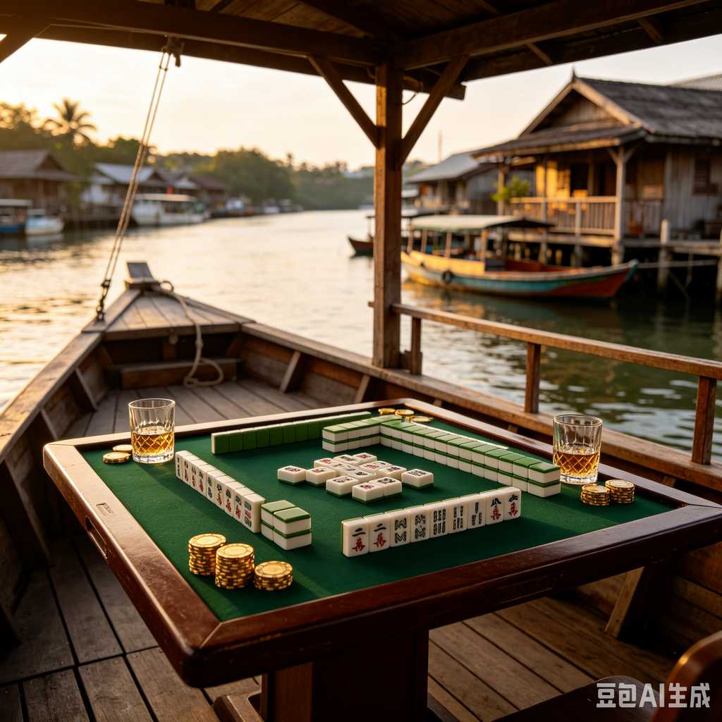 traditional oriental mahjong tiles