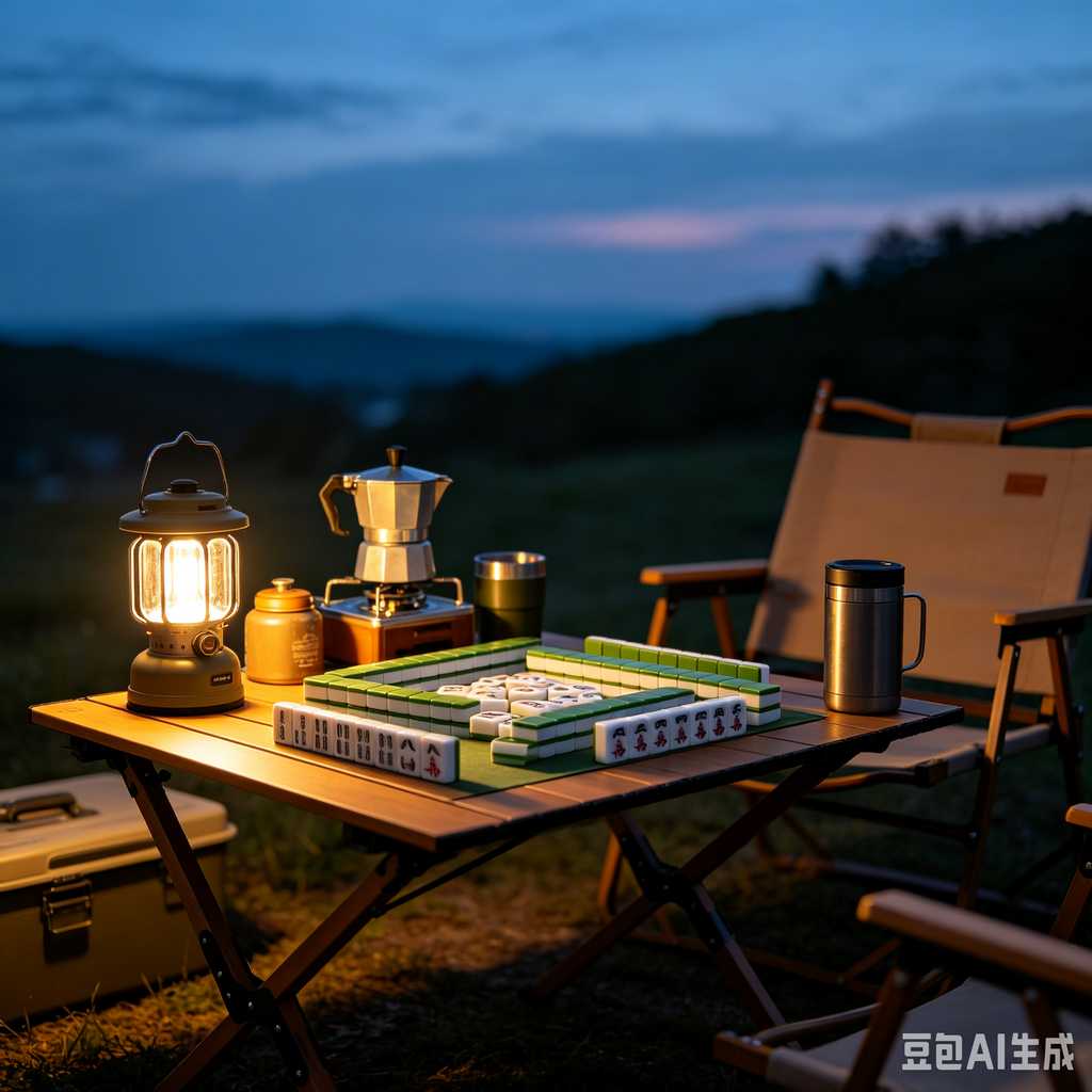 compact mahjong set for small home