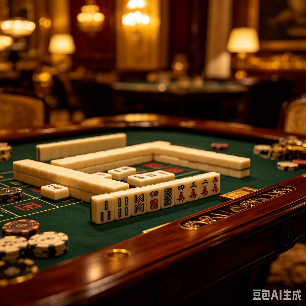 floral design mahjong set